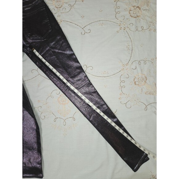 GAP DENIM Baby Boot Jeans - SHINY TEXTURED DENIM- Size 4/27R (New $99-Sold Out) - Picture 4 of 9